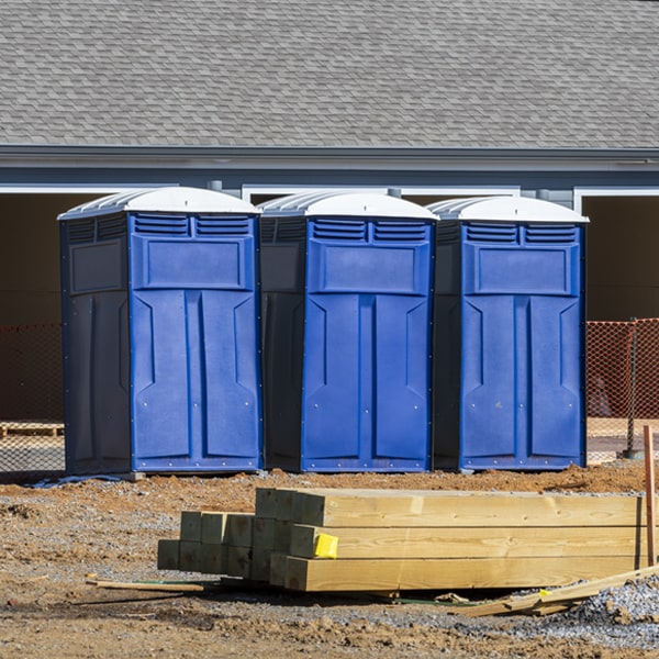 are there any restrictions on what items can be disposed of in the porta potties in Hollywood